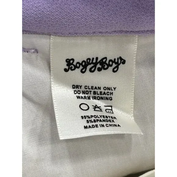NWOT Bogey Boys‎ by Macklemore Men's The Best Pant Golf Light Purple Size 30